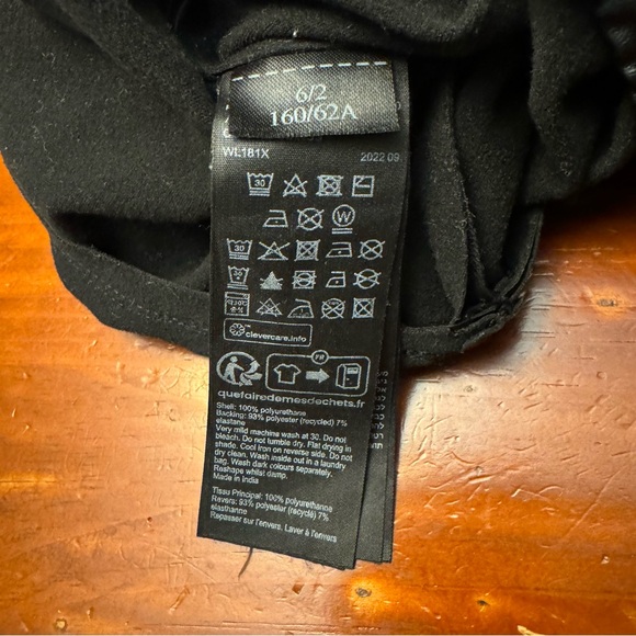 All Saints Cora Vegan Leather Black Leggings Womens US Size 2 - Picture 12 of 12